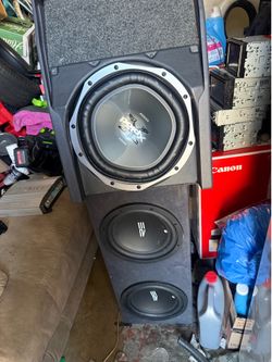 12” subs for bass
