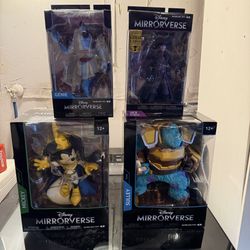 Brand New Mirror verse Disney Action Figures 