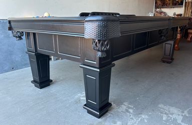 8’ Black Pool Table + Free Pro Delivery & Setup
