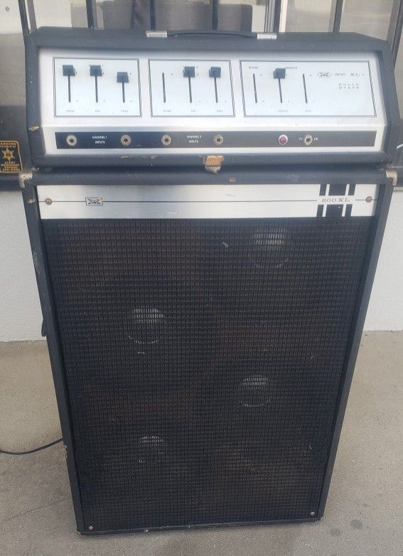 Used 70's Sears Silvertone 200XL Solid State Bass Amp 
