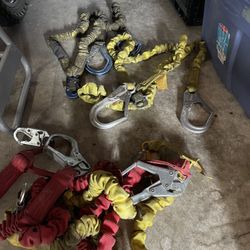 4 Double Hook Fall Protection Lanyards