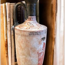 Ancient Greek Lekythoi Vase Museum Replica Reproduction