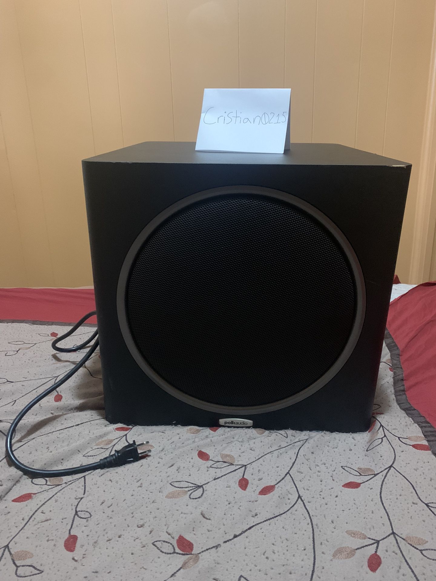 Polk Audio PSW125 Subwoofer - Tested And Works