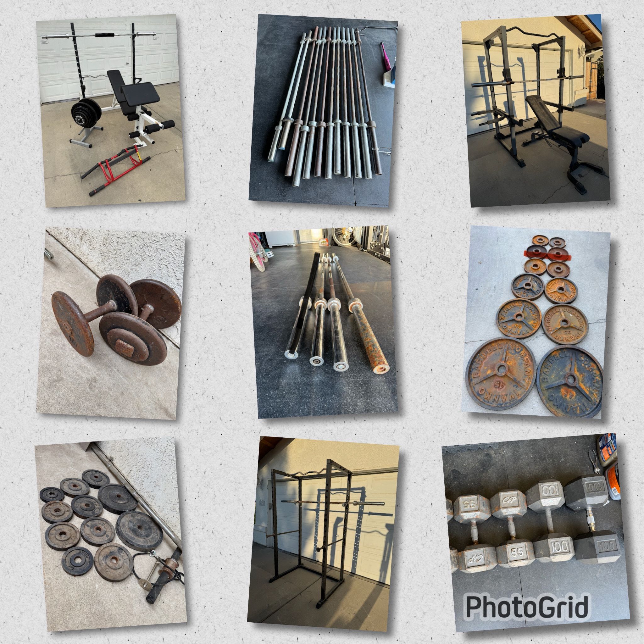 Gym Equipment (Prices In Description)