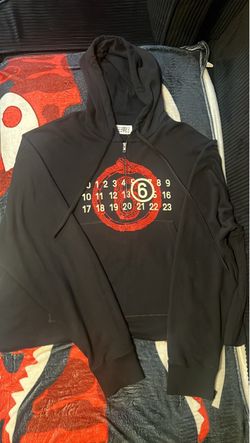 MM6 Maison Margiela Ouroboros Snake Zip Hoodie