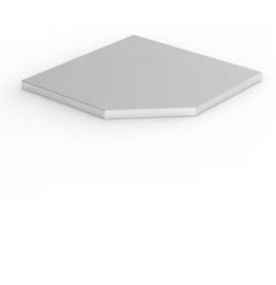 Husky (Brand Rating: 4.6/5) O 28 in. W x 28 in. D Stainless Steel Corner Work Surface for Regular Duty Welded Steel Corner Garage Base Cabinet