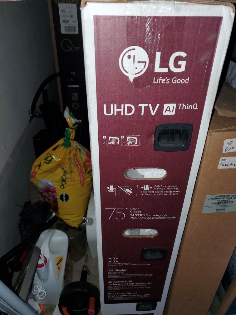 LG 75 INCH 4K TV REFURBISHED 75UK6500