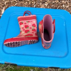 Girls Rubber Boots