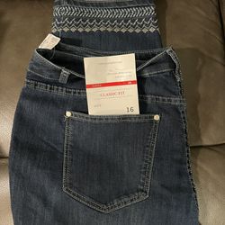Jeans (New) 16 Ankle Classic Fit