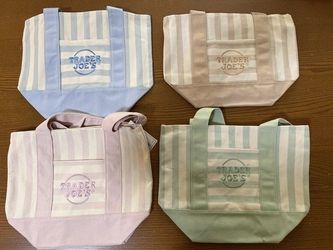 Trader Joe’s Striped Mini Canvas bags