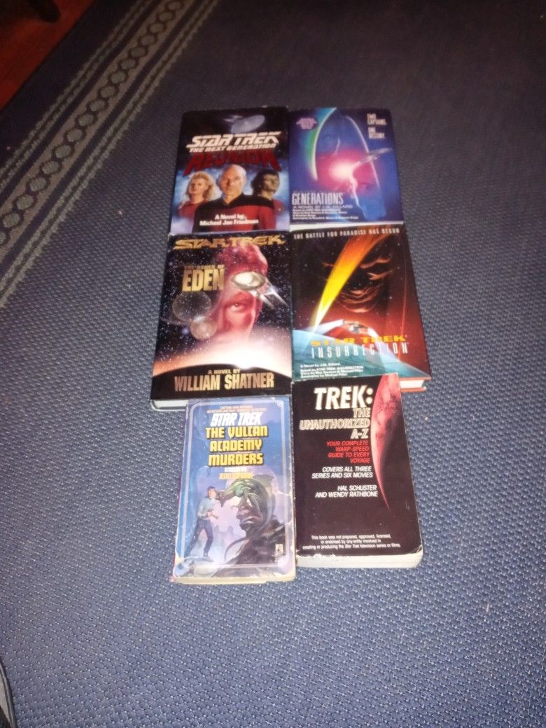 Six Star Trek Books