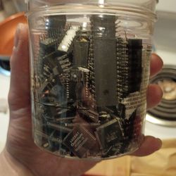 Escrap gold recovery IC chips