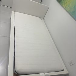 Twin Bed W/ Mattress 