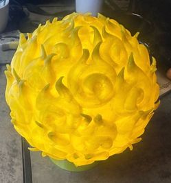 Night Lamp - Flame Flame Fruit light 3D Printed