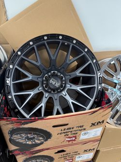 4 new 22x12 wheels only