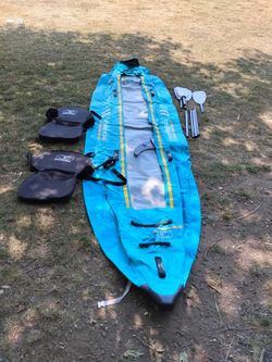 Oceanbroad inflatable canoe
