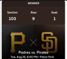 San Diego Padres vs Pittsburgh Pirates - tue