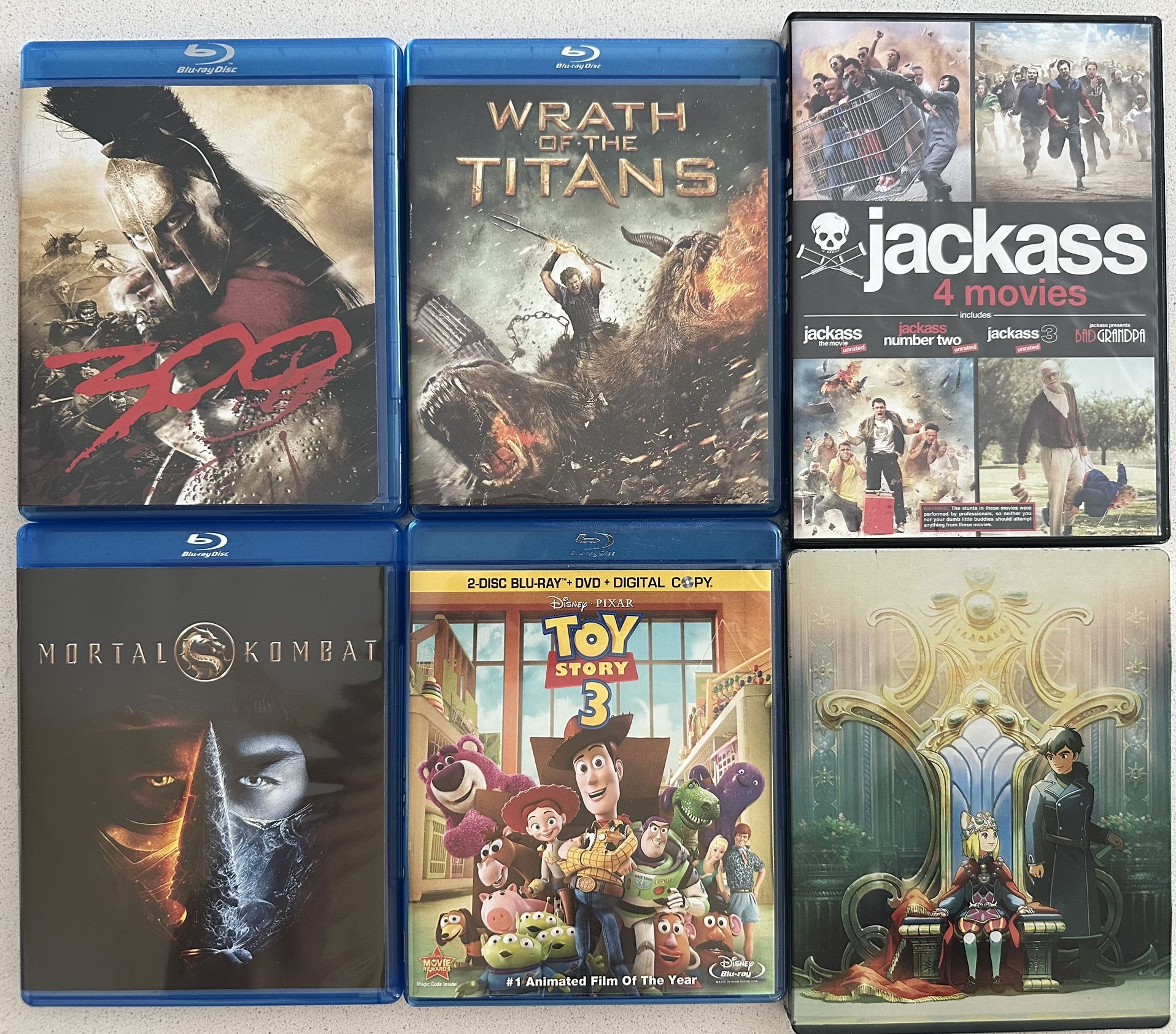 Blue Ray DVD Movie Bundle.