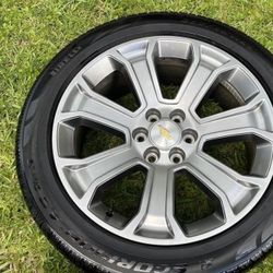 Chevy Tahoe Rims Chevrolet Suburban Wheels Silverado Snowflakes Trail Boss High Country LTZ Rst Z71 Yukon Sierra Denali Cadillac Escalade 