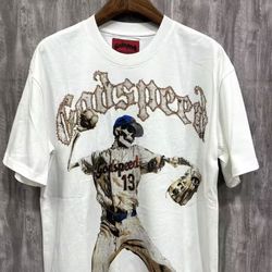 Godspeed White Graphic T-Shirt