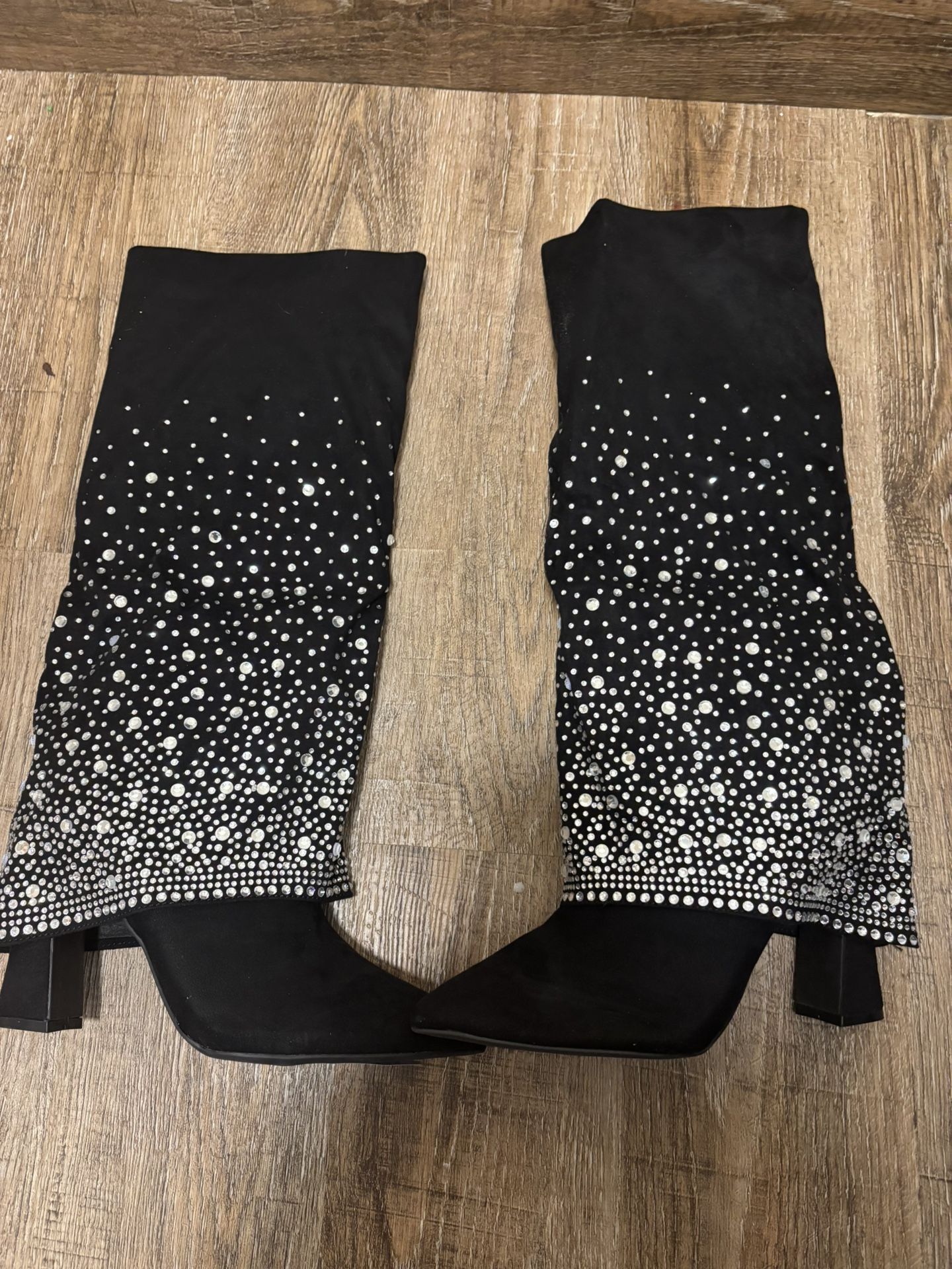 Diamond Heeled Boot