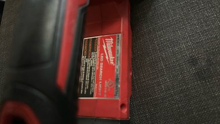 Milwaukee LED Search Light and battery