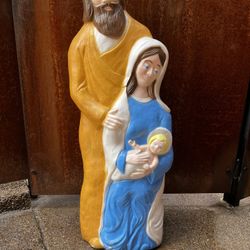 Vintage Union Don Featherstone Nativity Christmas Blow Mold