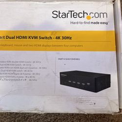 4 Port Dual HDMI Kvm Switch