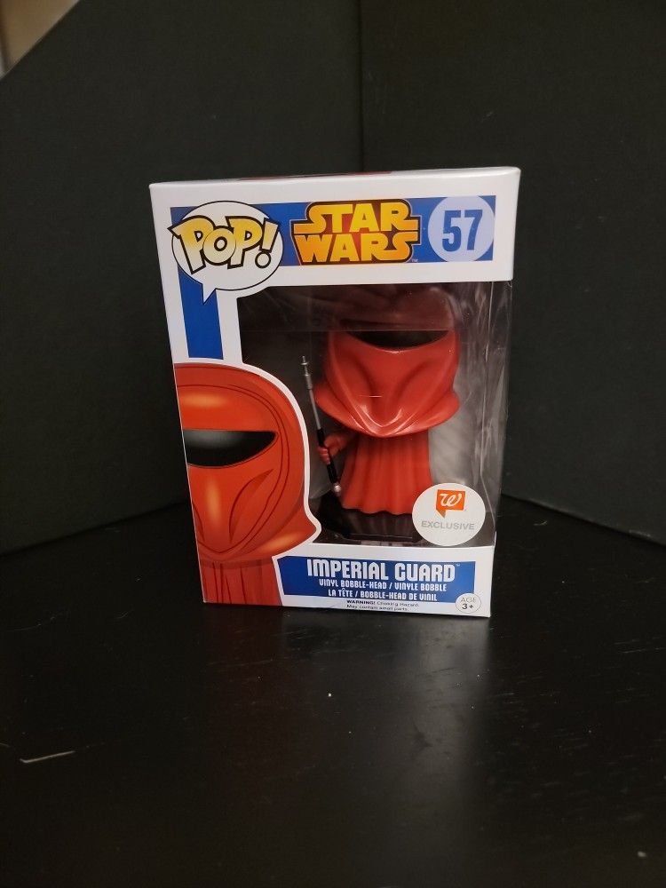 FUNKO POP STAR WARS IMPERIAL GUARD #57 WALGREENS EXCLUSIVE