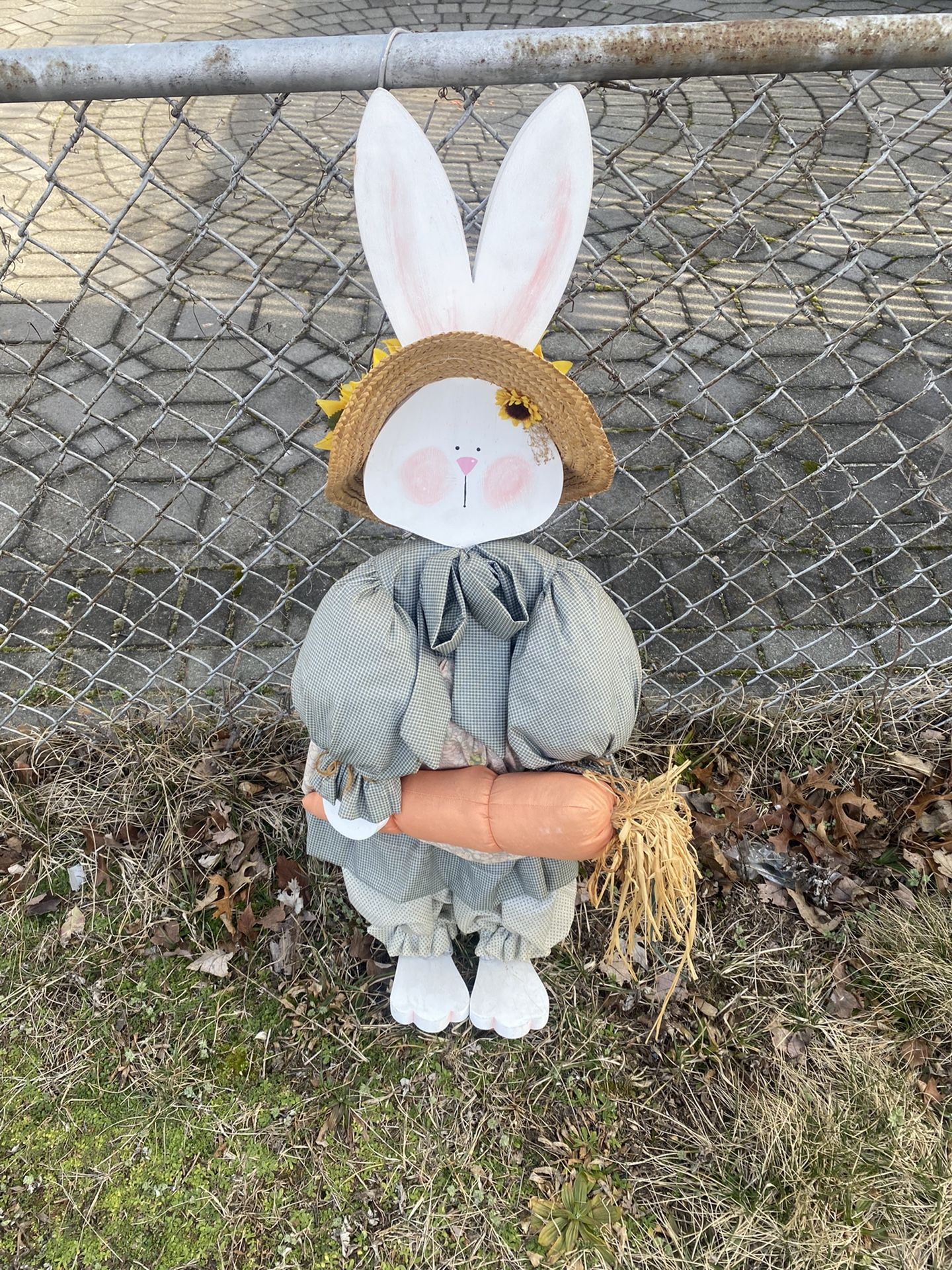 Large Easter Bunnt Rabbit Outdoor Display Decoration
