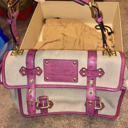 Authentic Extremely Rare Limited Edition Purple Ostrich Louis Vuitton Bag Purse 