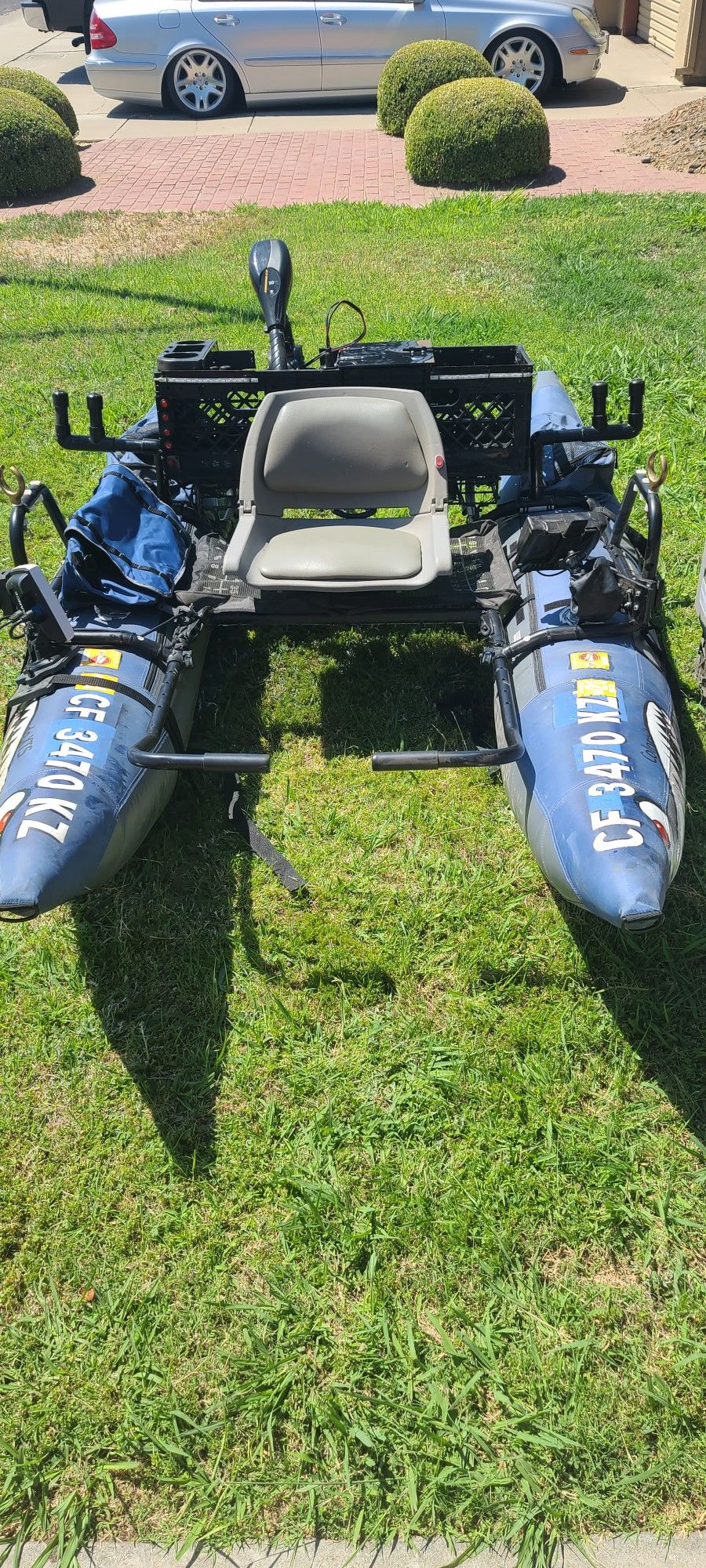 Colorado XTS Pontoon Boat Trolling Motor 2 Batteries and More for Sale