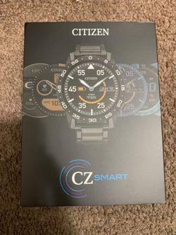 Citizen CZ Smart Gen 2 44MM Black Stainless Steel Sport Smartwatch - MX1017-50X