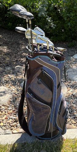 TaylorMade RAC LT golf set (R580 Driver+3w+hybrid+3i-pw+sw+Odyssey putter+OGIO bag)