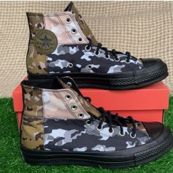 Converse Chuck 70 High 'Patchwork Blocked - Camo Black' 165912C