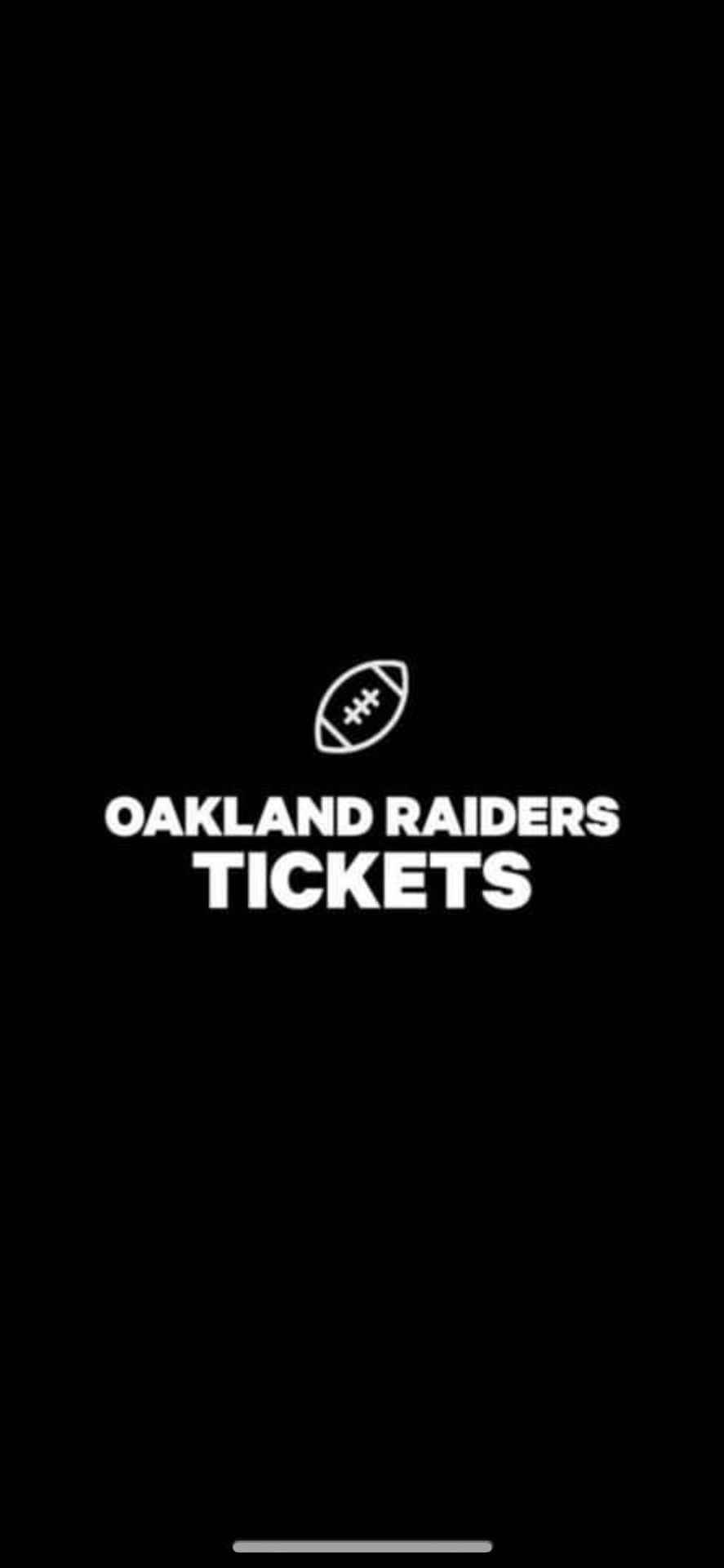 Oakland Raiders tickets vs lions