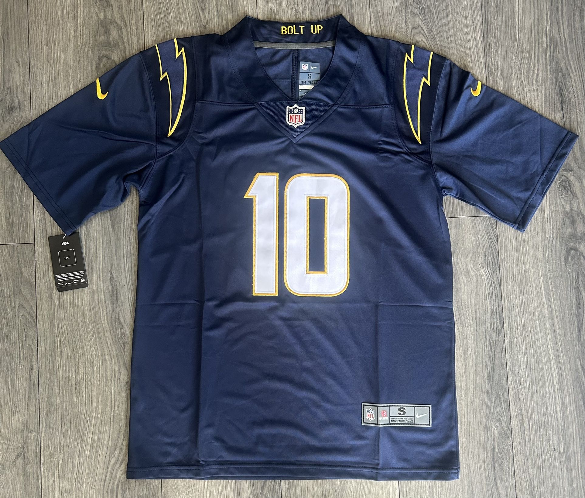 Los Angeles Chargers Herbert Navy Jersey MEDIUM 