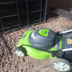 20" ELECTRIC  LAWN MOWER  3 IN 1 GREENWORKS