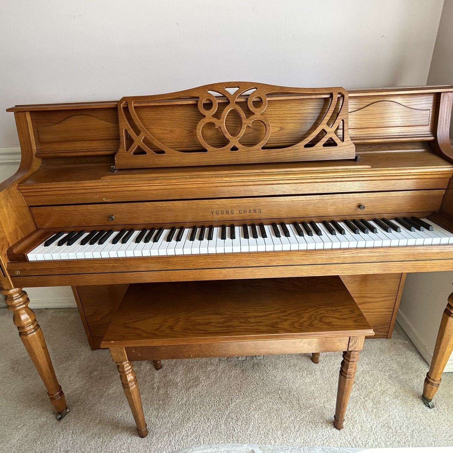 42” Young Chang Console Piano