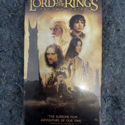The Lord of the Rings: The Two Towers (2002, VHS). NEW SEALED 