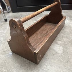 Vintage Wooden Tool Box