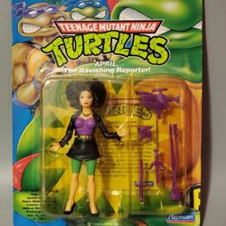 Vintage Playmates TMNT Teenage Mutant Ninja Turtles April Ravishing Reporter