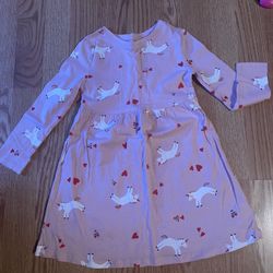 Toddler Girl Size 3T Valentine’s Dress And Pajamas  