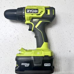 Ryobi Drill And Battery 