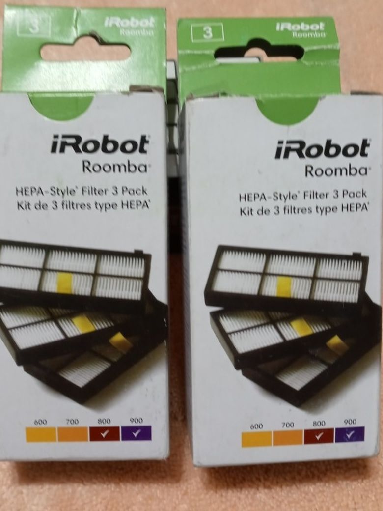 iRobot Roomba Hepa Style Replacement Filter (3Pack) 800 & 900 Series OEM