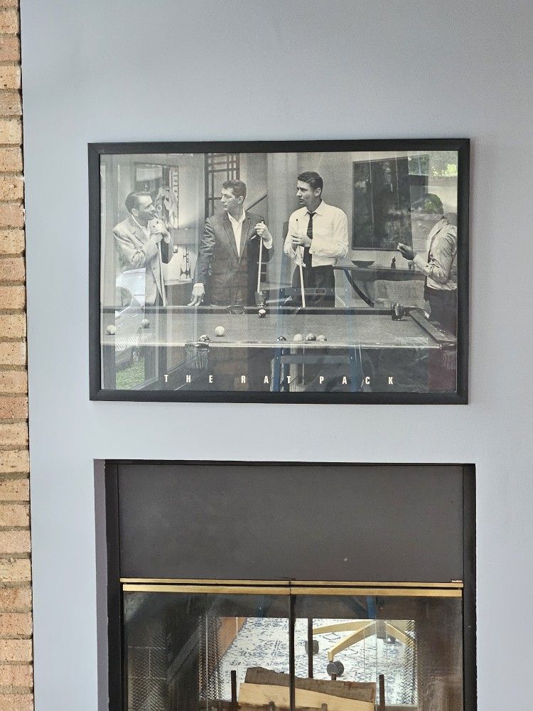 Framed Rat Pack Poster
