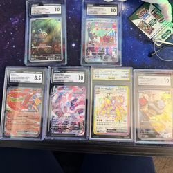 Graded Pokémon Cards Lot (CGC 10s + AGS 10)