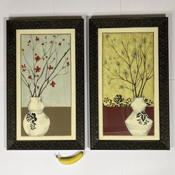 Framed Art Collection - 8 Large Pieces