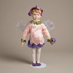 Vintage Porcelain Fairy Doll Collectible