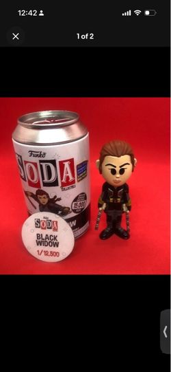 Funko Pop! Black Widow Marvel Soda Common 2021 WonderCon Exclusive
